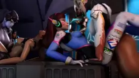 Tracer Widowmaker Mercy and Dva ( Nyl )[ overwatch ]
