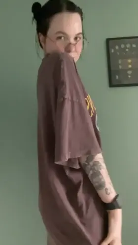 Oversized tees hide the best surprises