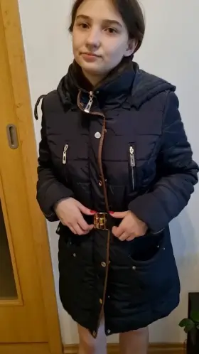 Ever wondered what girls have under coat? 😁