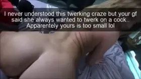 Your gf twerks on a random strangers cock!
