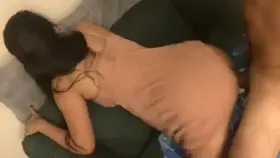 Twerking her Pakistani ass on my dick