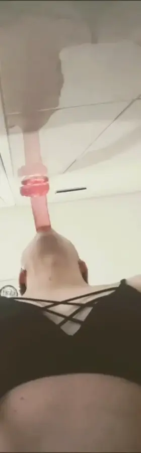 Throat stuffed like a good sissy girl 🍆🤤