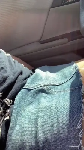 Skirts have their advantages when waiting in carpool line (f)49