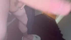 Leaking precum as I bounce down the stairs 🍆