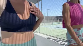 Flashing Friends in Public