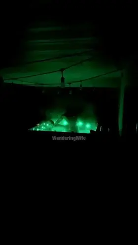 Hubby went to get more drinks and this is what he came back to…