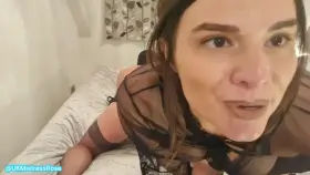 This slut wanted To know what its like to have a BBC cum in her arse so guess what. she got her own cum back. Want to be a Sissy slut..... sure ill make you one xxx