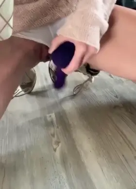 I can’t believe it! I squirted solo for the first time...all over my purple dildo 😈 [F/38]