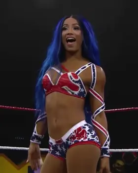 Sasha Banks' tight body