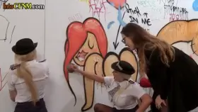 British Police Women Investigating The Gloryholes