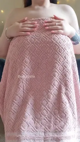 I've got a big surprise for you under my towel