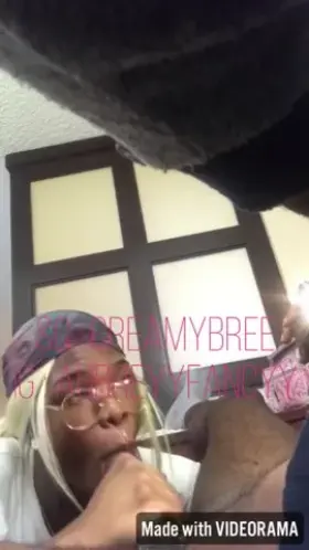 Sucking off the guard