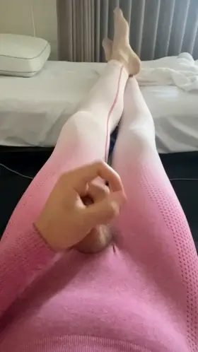 (18) felt cute in my sisters workout outfit