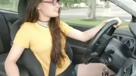 pretty babe almost got caught masturbating in her