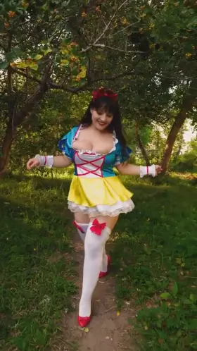 Big Boobs Bouncing Snowhite by Aili Winter