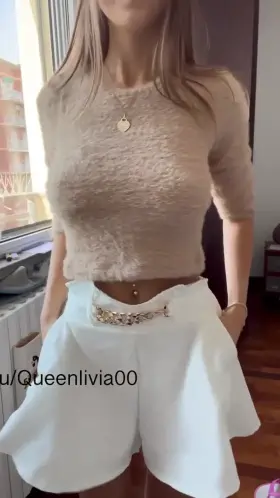 I don’t need to wear a push up bra, my boobs are really big by their own