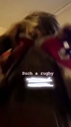 Giving his teammate a taste