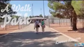 Just Two Girls Taking A Walk In The Park