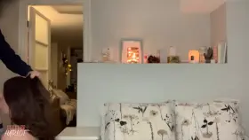 Wearing a choker while a tinder stranger uses my throat