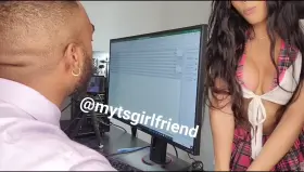 So I got sent to the principal's office for not being in proper uniform. He sure didn't mind though