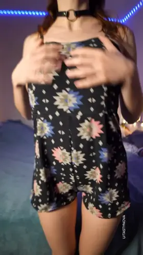 I think we both prefer when my jumpsuit is on the floor 😉