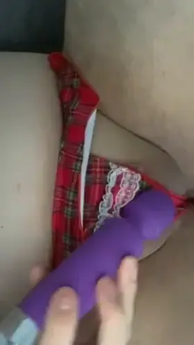 I feel like a naughty slut in my schoolgirl panties