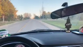 Driving and enjoying it