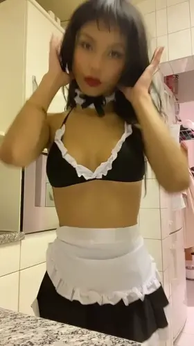 Hire me as your sexy maid