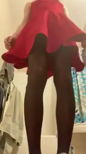 You wanted to see me in red 😘