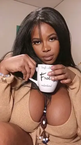 One day, this demure cutie is going to be overwhelmed w her need for attention and show us her MASSIVE tits .............And today is that day!