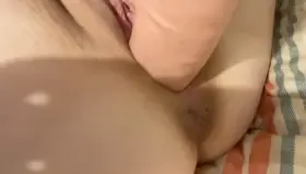 Showing off my loose hole after taking pounding from huge dildo