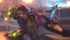 Widowmaker Penetrated by an Alien Species (Insektum) [Overwatch]