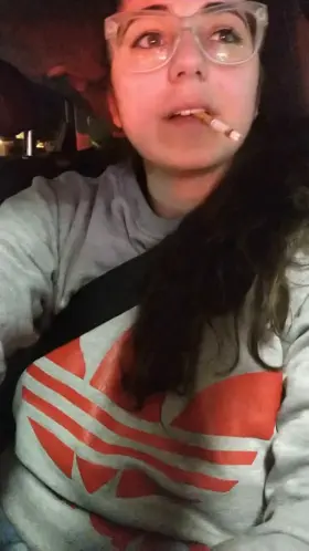 Flashing at the McDonald's drive-thru... Didn't think about the surveillance cameras. Is that why the cashier was tongue-tied? [OC]