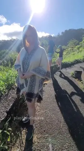 Having fun on vacation