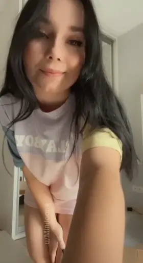 Oversized tshirt can hide a lot!