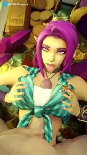 Skye giving a titjob (Nappana)