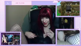 Eve lost the game and had to undress for another girl during her gaming stream