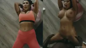 August Taylor gets a full workout from her bbc instructor