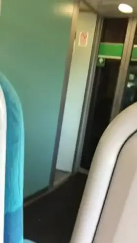 Boobs flashing public 😈 train [18:57]