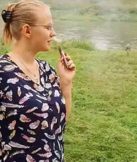 I decided to go fishing, but unfortunately the couple took my place. So instead of fish, I started playing with my tits. Do you think they knew something like this was going on right next to them?