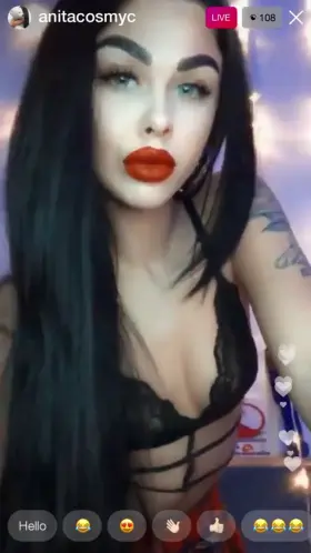 On Insta - She needs you to fill her. Now.🔥