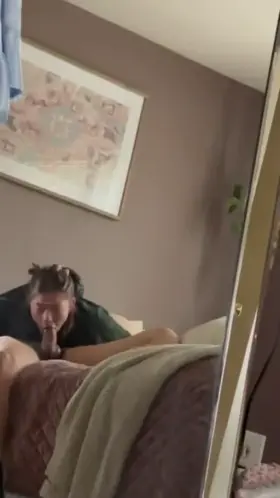 Heard noise coming from her room