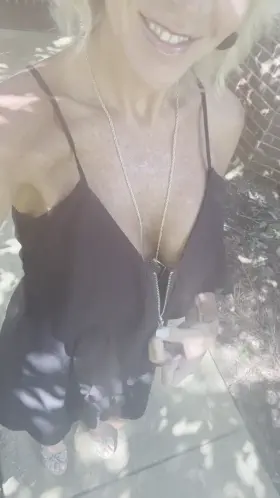 This 51 female is ready for The Weeknd. Nothing underneath. Want to unzip me?