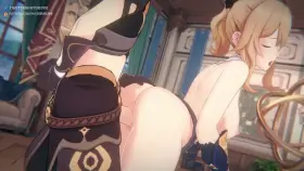 Jean Fucked from behind (Shirakami) [Genshin Impact]