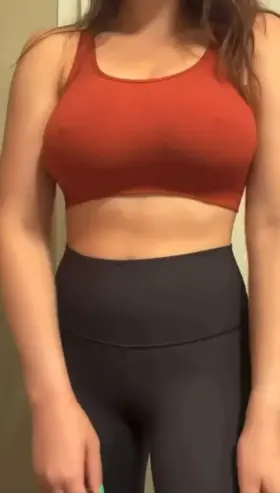 who wants a feel of my natural, juicy, plump titties? [OC]