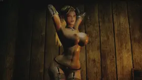 Huntress turns into his real form [AEPoint34] (Skyrim)