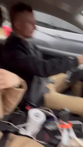 Couldn’t wait any longer so I started playing with myself in the car!