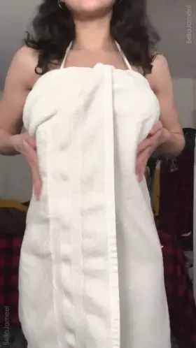 Wanna see what's under my towel