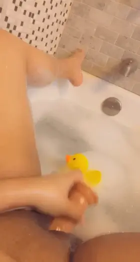 Got horny in the tub....wish it was your cock instead??😈