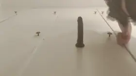 My cock might be small but my tight ass is waiting for you to replace the dildo.